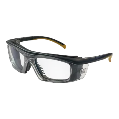 Armazón Caterpillar Volt Rx, modelo de seguridad óptico, vista frontal sobre fondo neutro.